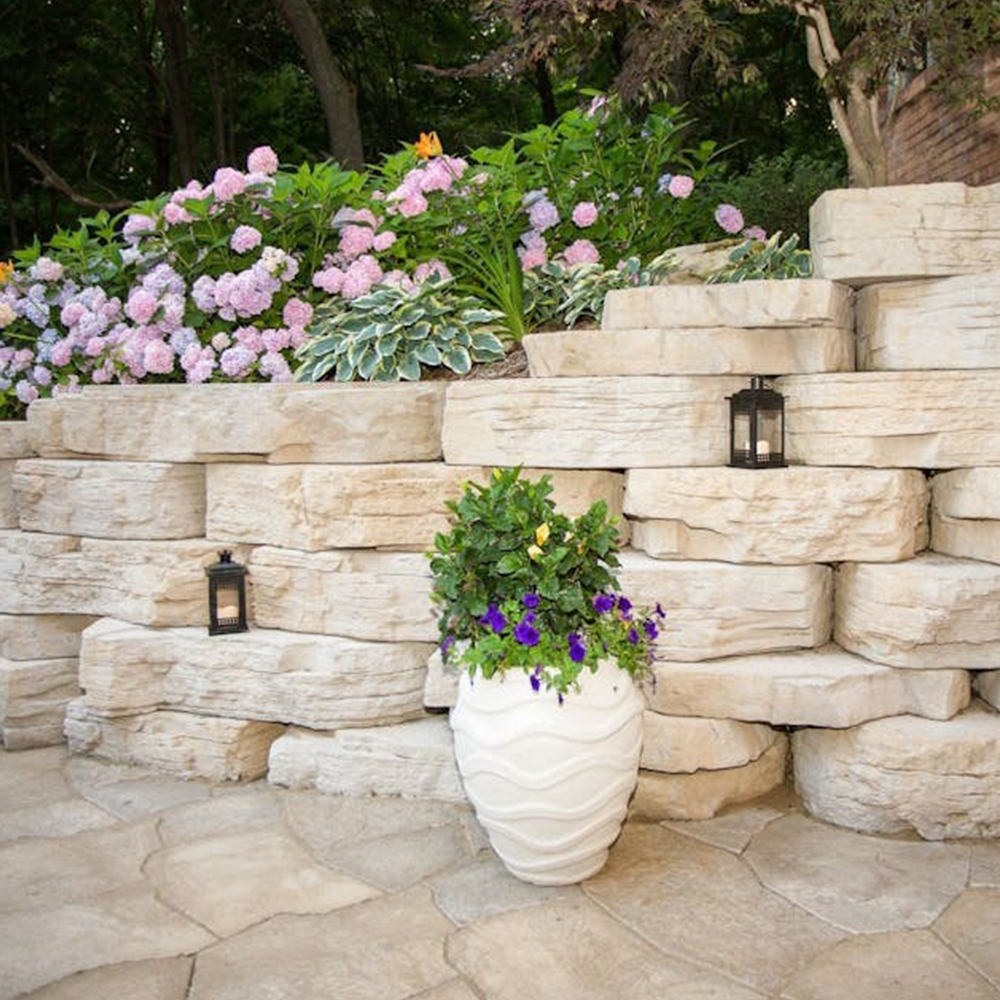 Outcropping Wall