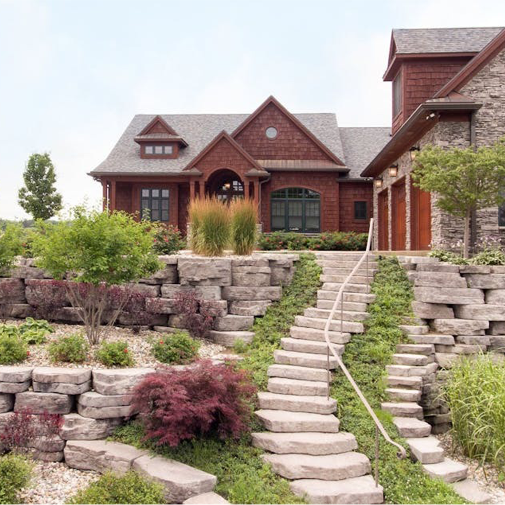 Outcropping Wall