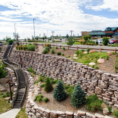 Outcropping Wall